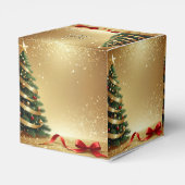 Ballotins Christmas Tree Ribbons Holiday Favor Box (Arrière)