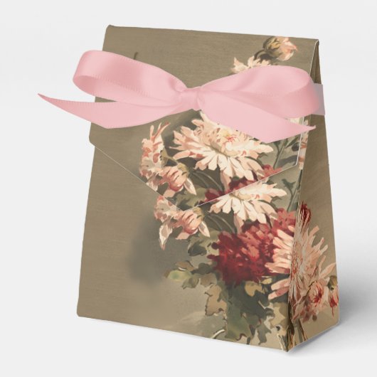 Ballotins Chrysanthèmes dans une bouteille (Verso)
