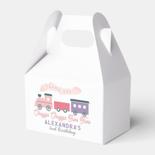 Ballotins Chugga Chugga Deux Train Rose Girl 2e Anniversaire (Verso)