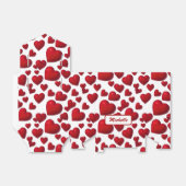 Ballotins Chute des Coeurs rouges Valentine Motif (Déplié)