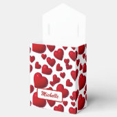 Ballotins Chute des Coeurs rouges Valentine Motif (Ouvert)