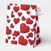 Ballotins Chute des Coeurs rouges Valentine Motif (Arrière)