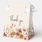 Ballotins Chute dorée Terracotta Floral (Verso)