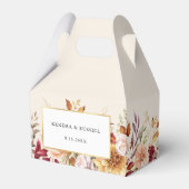 Ballotins Chute dorée Terracotta Floral (Verso)