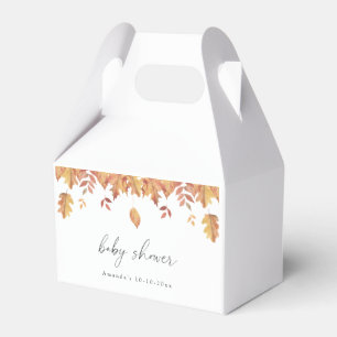Ballotins Chute du baby shower d'automne feuille