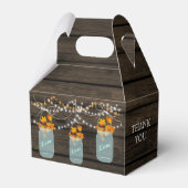 Ballotins chute feuilles mason jar boîte de préférence maria (Verso)