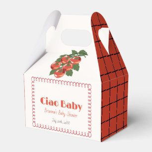 Ballotins Ciao Baby Tomate Rouge Italien Gribouillis Baby Sh
