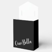 Ballotins Ciao Bella italien élégant script noir (Ouvert)