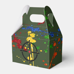 Ballotins Cibles de la parties scintillant de bal de peintur