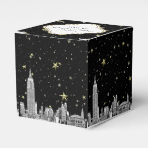 Ballotins Ciel de NYC Gravé Fond de Couleur DIY Étoile