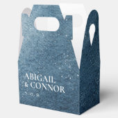 Ballotins Ciel Nocturne Étoiles Bleu Marine Blanc (Ouvert)