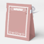 Ballotins Cielito Lindo rose Baby shower mexicain (Arrière)