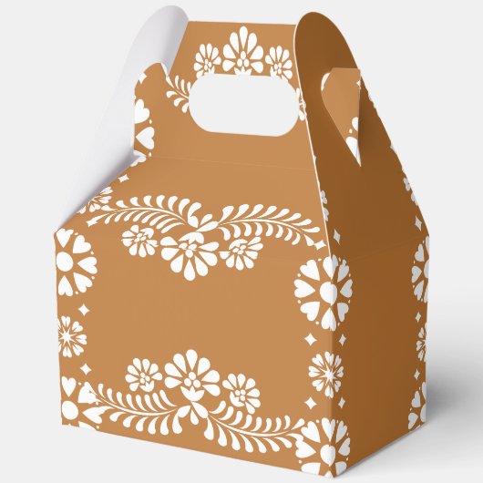 Ballotins Cielito lindo terracotta 3ème anniversaire faveurs (Verso)