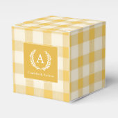 Ballotins Cimier En vichy monogramme jaune (Verso)