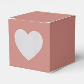 Ballotins Cinnamon Rose Coeur Mariage Faveur Box (Verso)