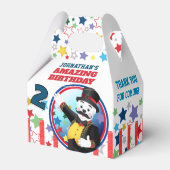 Ballotins Circus Polar Bear Ringmaster Favor Boxes (Arrière)