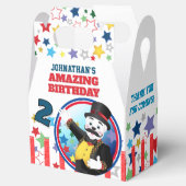 Ballotins Circus Polar Bear Ringmaster Favor Boxes (Ouvert)