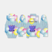 Ballotins Cirque bébé éléphant avec ballons (Déplié)