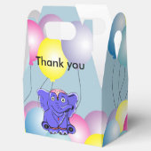 Ballotins Cirque bébé éléphant avec ballons (Ouvert)