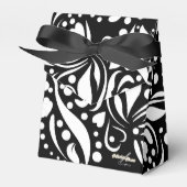 Ballotins Citation de vie Boîte de faveur noire par Adiela A (Verso)