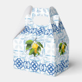 Ballotins Citron bleu et blanc Mariage méditerranéen (Arrière)