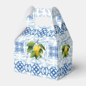 Ballotins Citron bleu et blanc Mariage méditerranéen (Arrière)