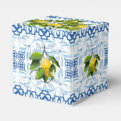 Ballotins Citron bleu et blanc Mariage méditerranéen (Arrière)