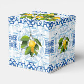 Ballotins Citron bleu et blanc Mariage méditerranéen (Arrière)