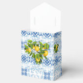 Ballotins Citron bleu et blanc Mariage méditerranéen (Ouvert)