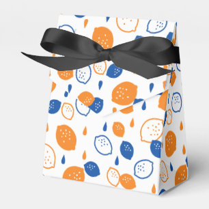 Ballotins Citron bleu et orange Motif Jouer sur le thème des