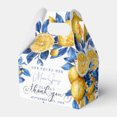 Ballotins Citron | Cadeau de Fête de Mariage d'Été (Arrière)