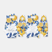 Ballotins Citron | Cadeau de Fête de Mariage d'Été (Déplié)