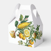 Ballotins Citron jaune rustique et feuillage Mariage de verd (Arrière)