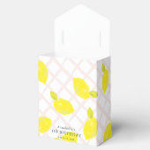 Ballotins Citron peint à la main rose fille Merci d'annivers (Ouvert)