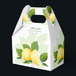 Ballotins Citrons Fruit Citron Botanique<br><div class="desc">Citrons avec des fleurs nichées dans des feuilles vertes panachées.</div>