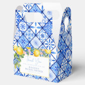 Ballotins Citrons méditerranéens Carrelage bleu Shower de ma (Ouvert)