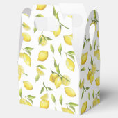 Ballotins Citrons & verdure Aquarelle Mariage cadeau (Ouvert)