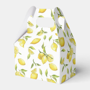 Ballotins Citrons & verdure Aquarelle Mariage cadeau