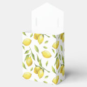 Ballotins Citrons & verdure Aquarelle Mariage cadeau (Ouvert)