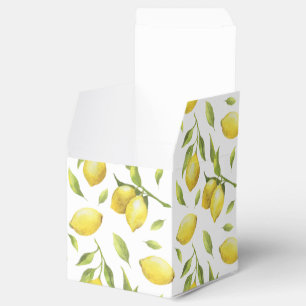Ballotins Citrons & verdure Aquarelle Mariage cadeau