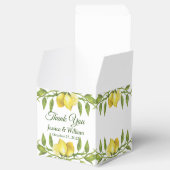 Ballotins Citrons & verdure Aquarelle Mariage cadeau (Ouvert)