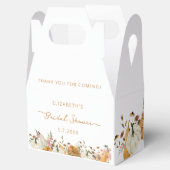 Ballotins Citrouille automne Fête des mariées florale (Ouvert)