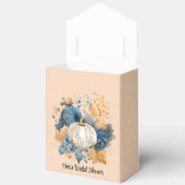 Ballotins Citrouille bleu et orange Peony Mariage (Ouvrir)