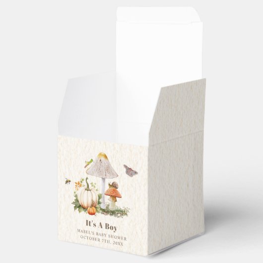 Ballotins Citrouille Champignons Woodland Insectes Baby show (Ouvert)