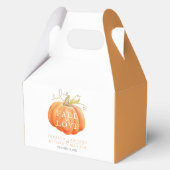 Ballotins Citrouille chute d'aquarelle amoureuse mariage (Verso)