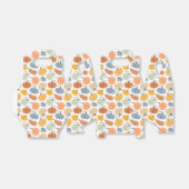 Ballotins Citrouille coloré Motif gourd  (Déplié)