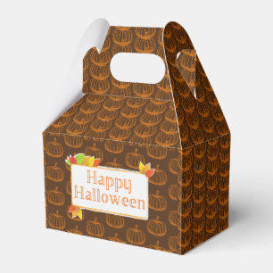 Ballotins Citrouille d'Halloween esquissée
