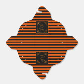 Ballotins Citrouille d'Halloween Orange et Black Trick (Déplié)