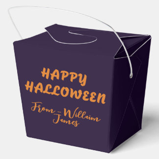 Ballotins Citrouille d'Halloween personnalisée Mister Pumpk-
