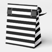 Ballotins Citrouille. Fête d'Halloween. Bande noire et blanc (Arrière)